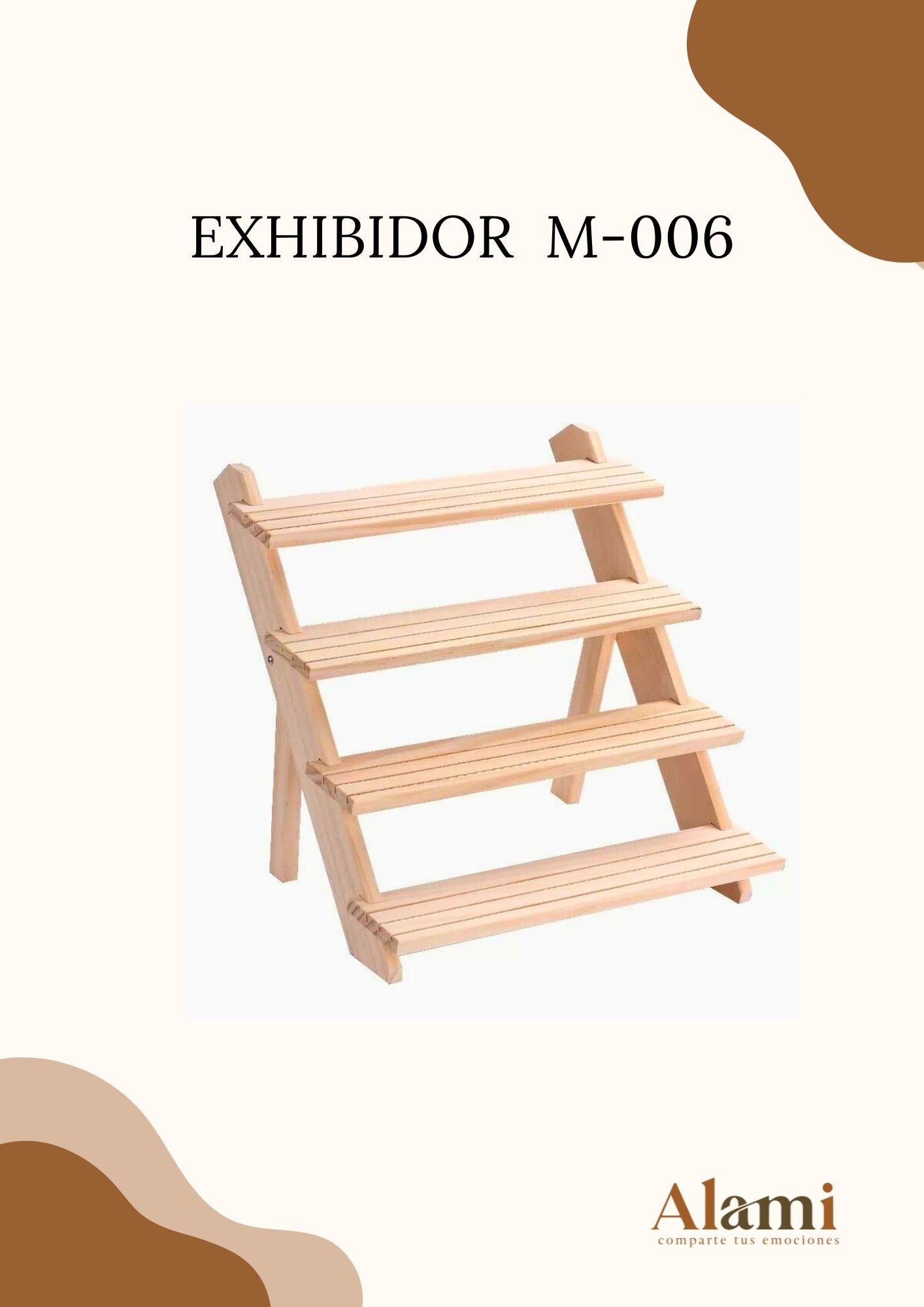 EXHIBIDOR TIPO ESCALERA M-002