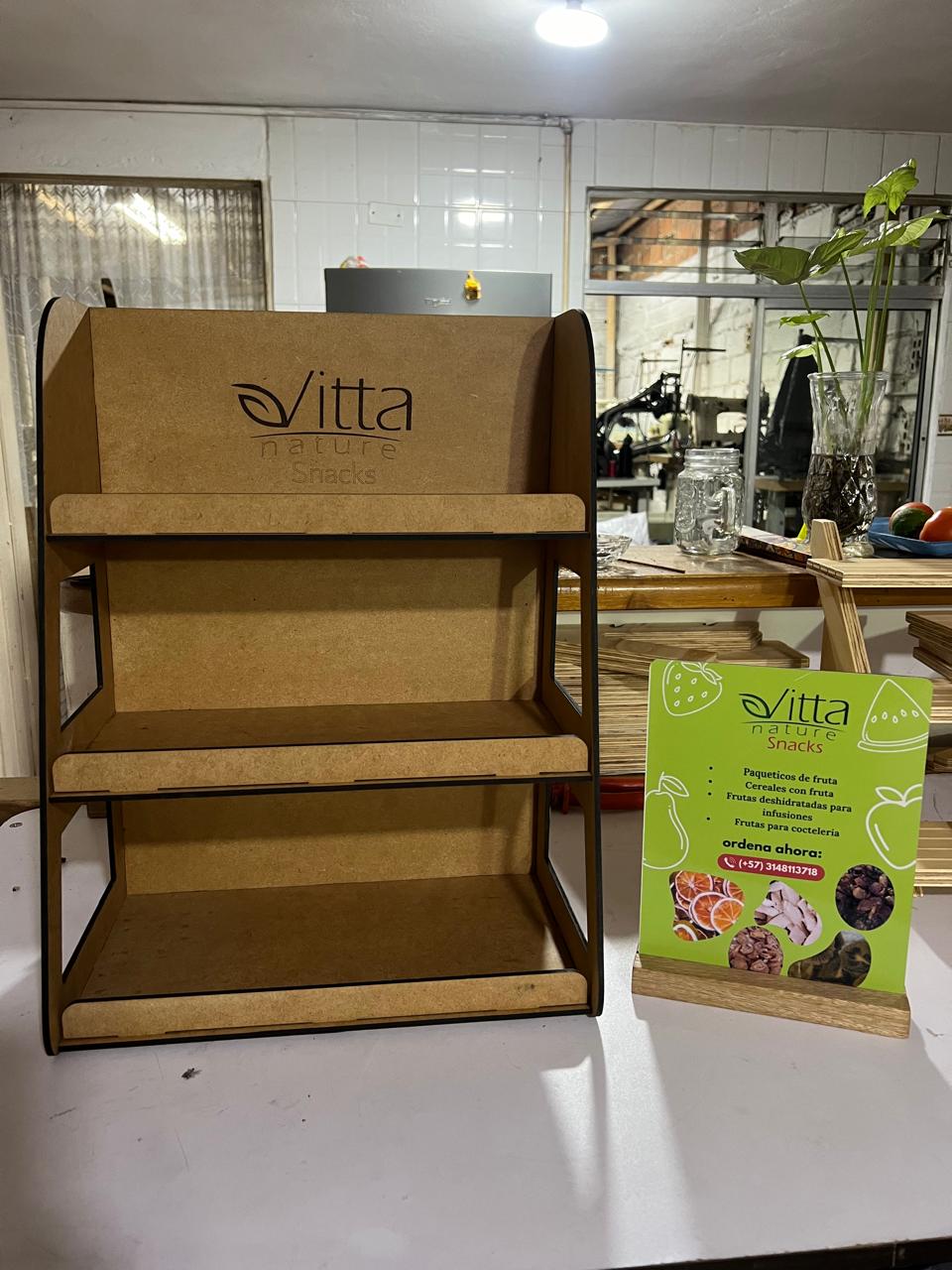 EXHIBIDOR TIPO ESTANTE ARMABLE